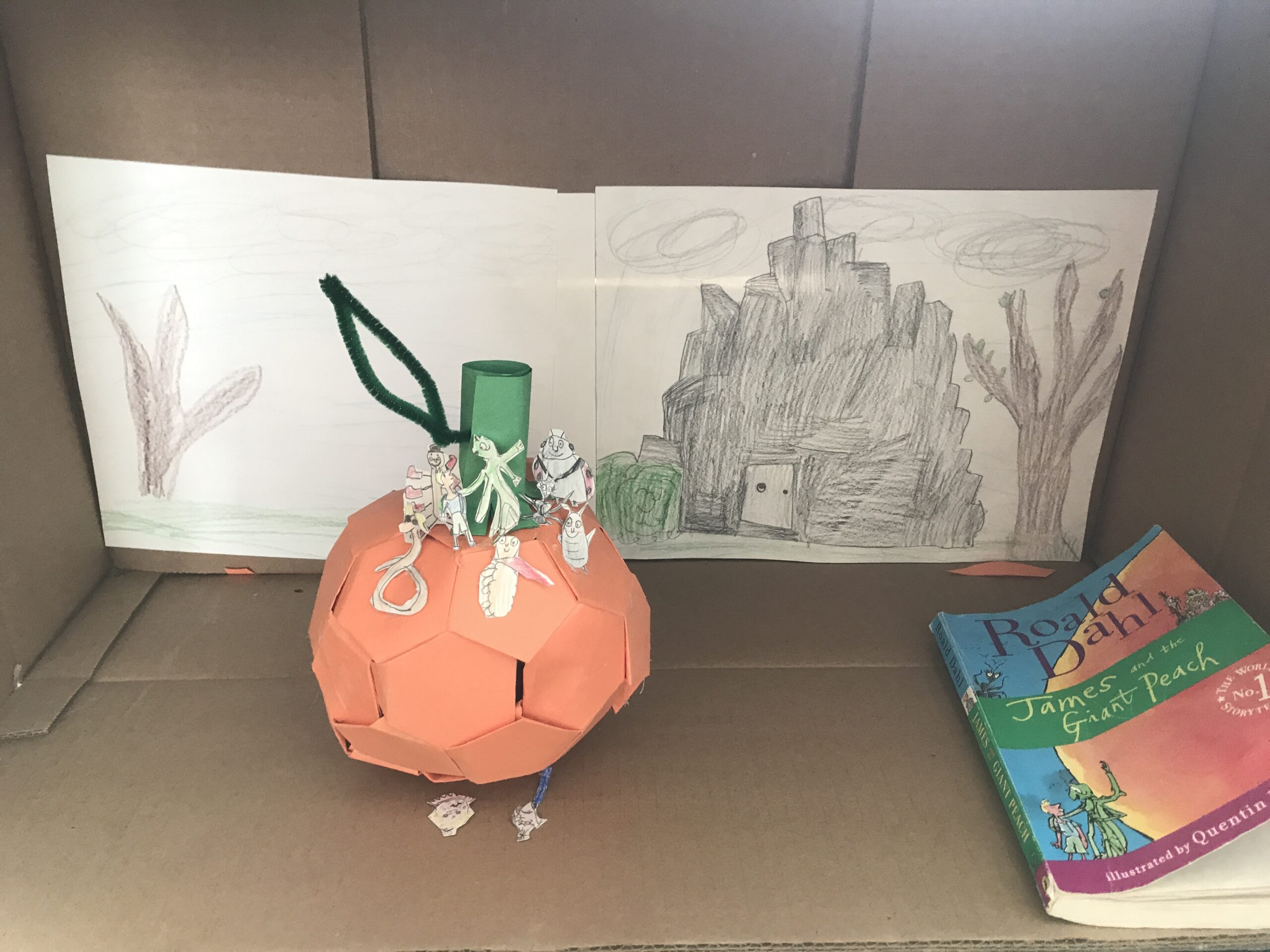 Katie's book report on "James and the Giant Peach"